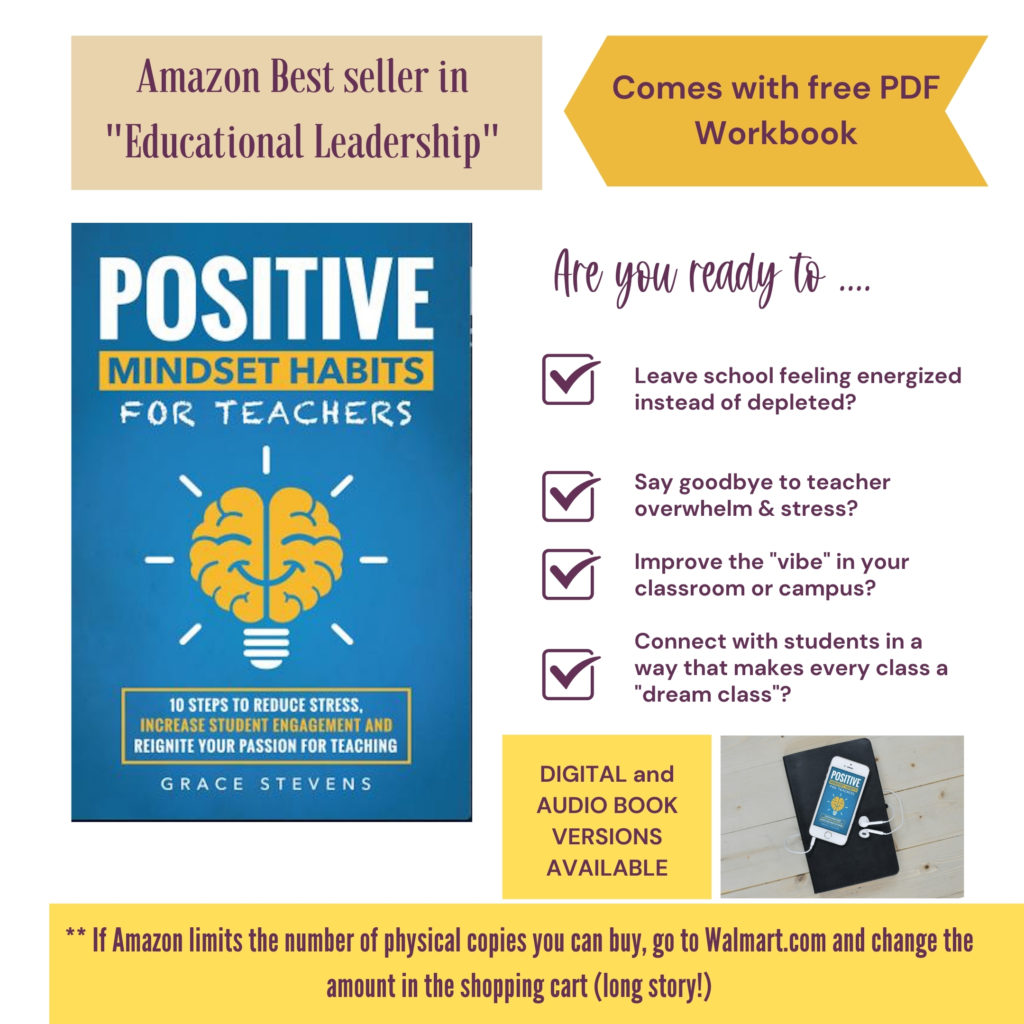 positive mindset habits for teachers book preview