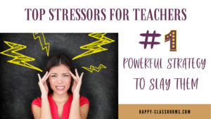 woman holding the side of her head thinking about the top stressors for teachers